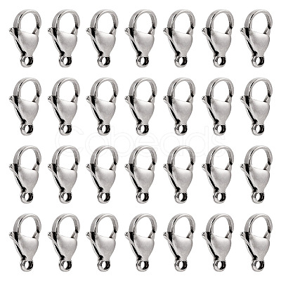 Yilisi 100Pcs 304 Stainless Steel Lobster Claw Clasps STAS-YS0001-27-1