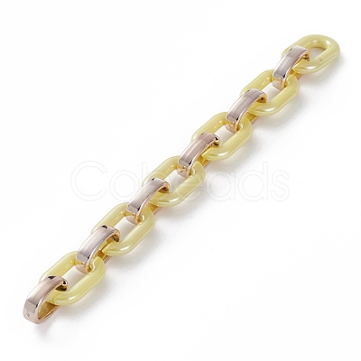 Handmade Opaque Acrylic Cable Chains AJEW-JB00890-05-1