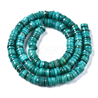 Natural Freshwater Shell Beads Strands X-SHEL-Q024-001D-1