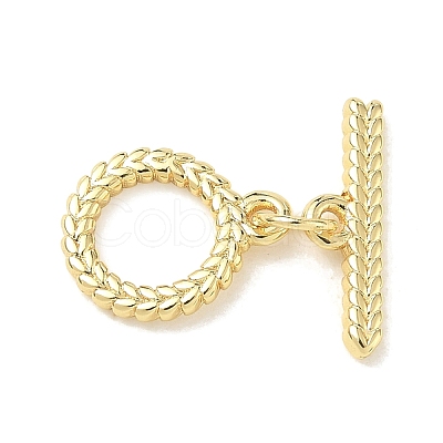 Brass Toggle Clasps KK-CBA42CA-01A-G-1