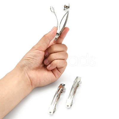 Iron Hair Barrette Findings X-PJH1018Y-1