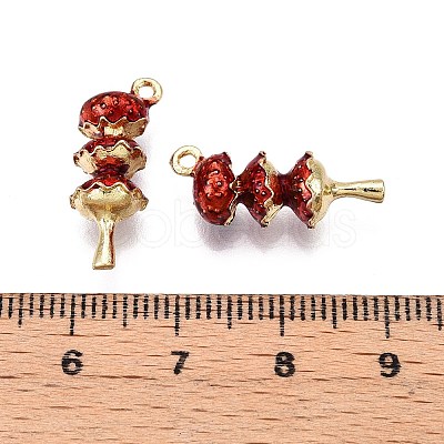 Alloy Enamel Pendants ENAM-N056-404E-1