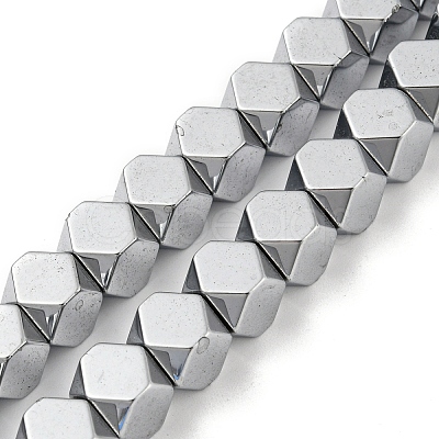 Electroplated Synthetic Non-magnetic Hematite Beads Strands G-Z032-G02-08P-1