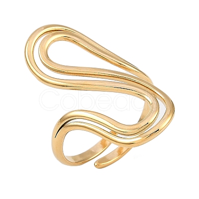 304 Stainless Steel Rings for Women RJEW-A049-02A-G-1