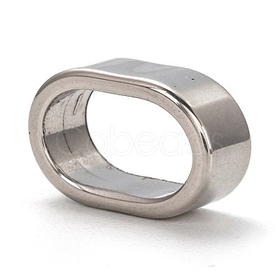 Non-Tarnish 201 Stainless Steel Slide Charms/Slider Beads STAS-L255-002P-1