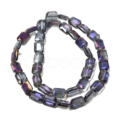 Electroplated Glass Beads EGLA-H002-A-15-1