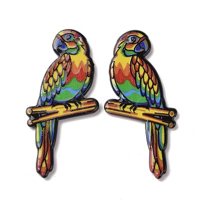 Printed Acrylic Big Pendants X-SACR-G030-05B-1