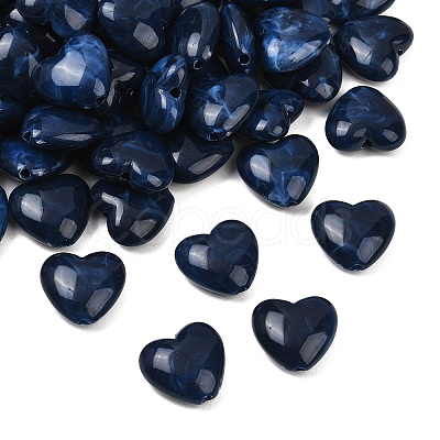 Two-tone Opaque Acrylic Beads AC-CBA8E7E-01H-1
