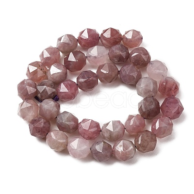 Natural Purple Madagascar Rose Quartz Beads Strands GG-CBABD99-05A-1
