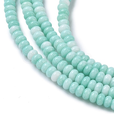 Ombre Effect Dyed Glass Beads Strands X-GLAA-C043-01J-1