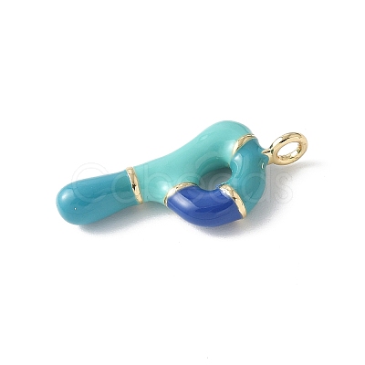 Brass Enamel Pendants KK-E093-03G-P-01-1