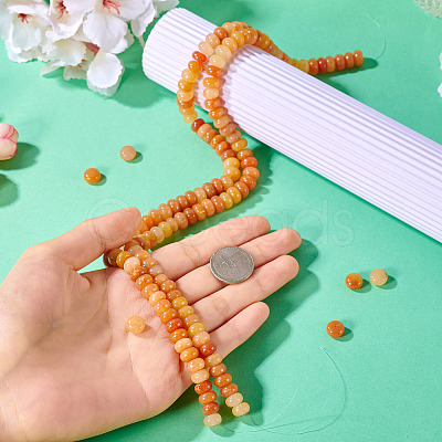 2 Strands Natural Red Aventurine Beads Strands G-TA0002-24-1