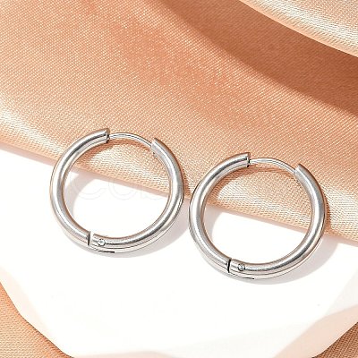 202 Stainless Steel Huggie Hoop Earrings X-EJEW-F111A-20mm-P01-1