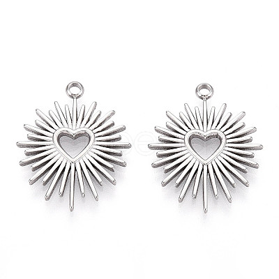 Non-Tarnish 304 Stainless Steel Pendants STAS-I671-01P-1