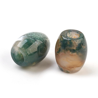 Natural Indian Agate European Beads G-F580-A02-1