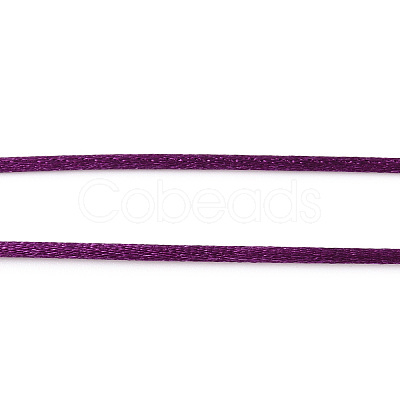 Nylon Satin Rattail Cords NWIR-R025-1.0mm-1904-1
