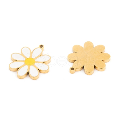 Ion Plating(IP) 304 Stainless Steel Pendants STAS-O007-05G-1