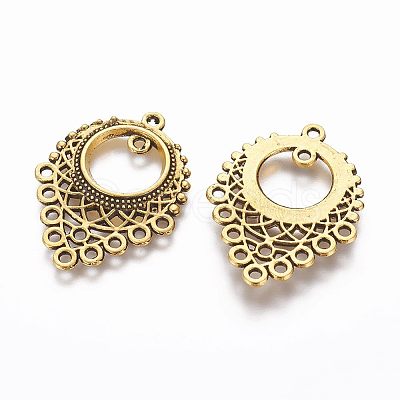 Tibetan Style Alloy Chandelier Component Links TIBE-A006-022AG-1