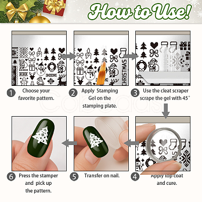 Stainless Steel DIY Nail Art Templates MRMJ-WH0098-052-1