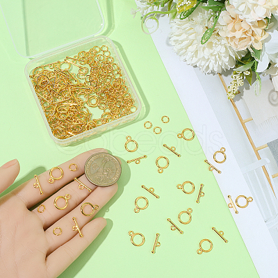 60 Sets Tibetan Style Alloy Toggle Clasps FIND-SP0004-87-1