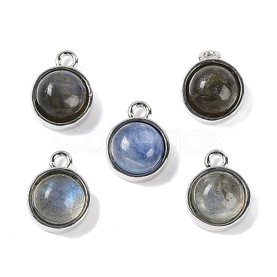 Natural Labradorite Pendants G-K372-03P-08-1