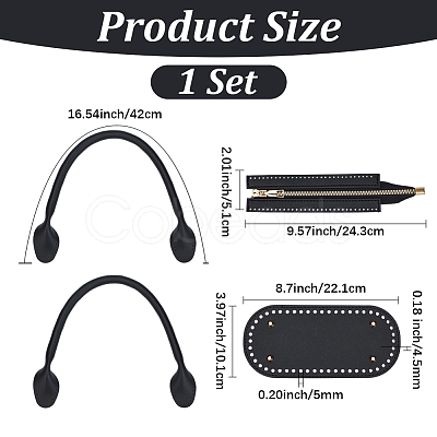 PU Leather Handbag Kits DIY-WH20076-15A-1