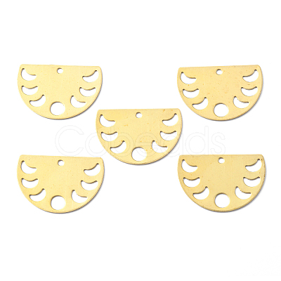 Brass Connector Charms FIND-WH0110-402-1
