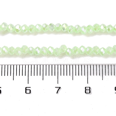 Baking Electroplate Glass Beads Strands DGLA-A039-J4mm-B10-1