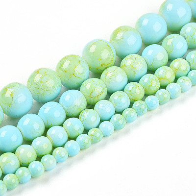 Baking Paint Glass Beads X1-DGLA-N003-10mm-C04-1