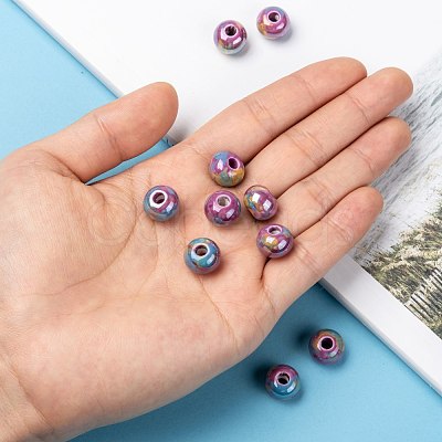 Handmade Porcelain European Beads X-OPDL-Q100-1-1