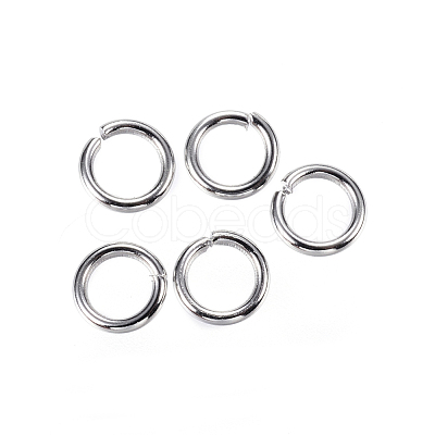 Tarnish Resistant 304 Stainless Steel Open Jump Rings A-STAS-D448-098P-6mm-1