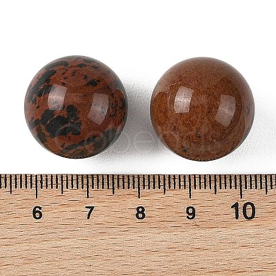 Natural Mahogany Obsidian Sphere Beads GG-D003-A05-1