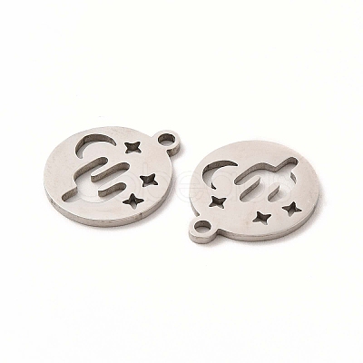 Non-Tarnish 201 Stainless Steel Charms STAS-E188-10P-1