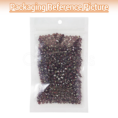 Picasso Baking Paint Glass Seed Beads SEED-TA0001-62F-1