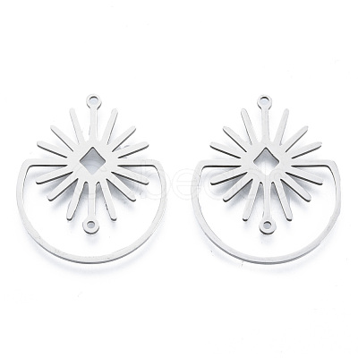 Non-Tarnish 201 Stainless Steel Pendants STAS-N090-LA952-1-1