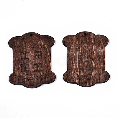 Wood Big Pendants WOOD-N005-22-1