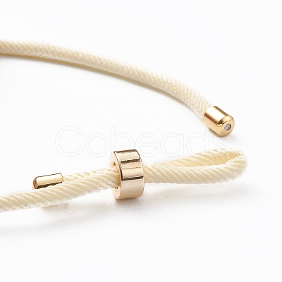 Braided Nylon Cord Bracelet Making MAK-A017-D01-08G-1
