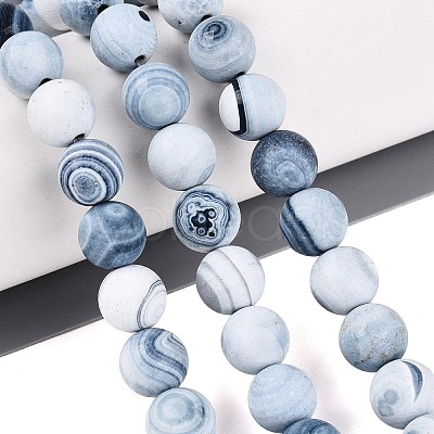 Dyed Natural Agate Beads Strands X-G-Q606-45A-01-1