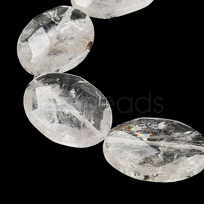 Natural Quartz Crystal Beads Strands G-B077-C03-01-1
