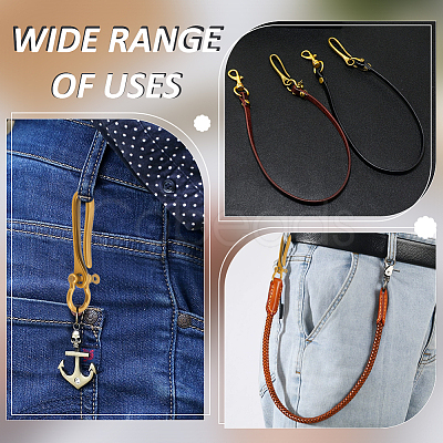 2Pcs Brass Shackle Clasps KK-WR0001-56-1