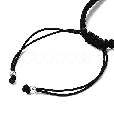 Alloy Handcuff with Freedom Link Bracelets BJEW-JB12057-1