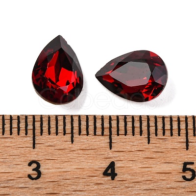 Glass Rhinestone Cabochons RGLA-A026-08B-208-1