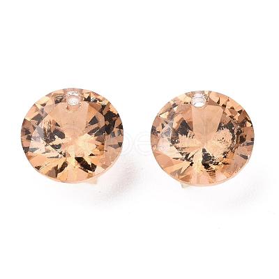 Cubic Zirconia Charms ZIRC-N033-C-06-1