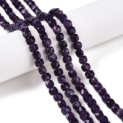 Natural Sugilite Beads Strands G-N342-128-1