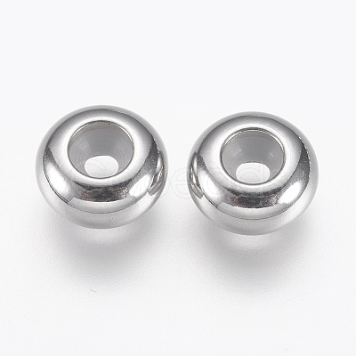 201 Stainless Steel Beads STAS-G142-8mm-P-1