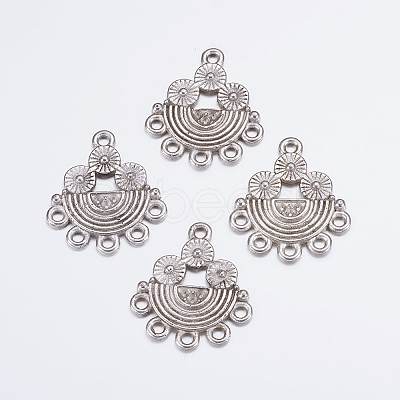 Alloy Rhinestone Connector Settings EA10681Y-1
