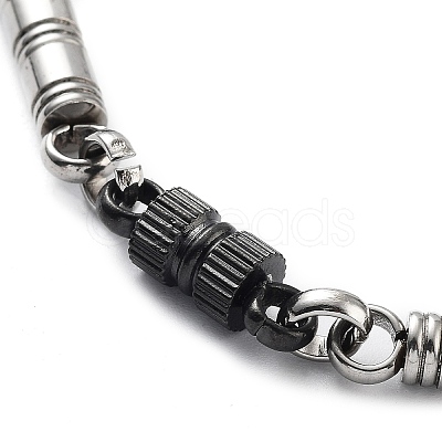 201 Stainless Steel Link Chain Bracelets BJEW-Z023-02A-1