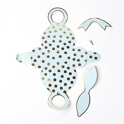Handbags Shape Polka Dot Pattern Paper Candy Gift Fold Bags X1-BT-TAC0001-02A-1