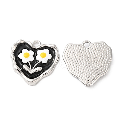 Alloy Enamel Pendants ENAM-D050-12P-1