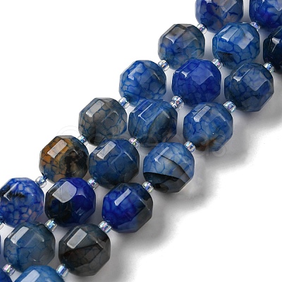 Natural Agate Beads Strands G-C039-D04-1
